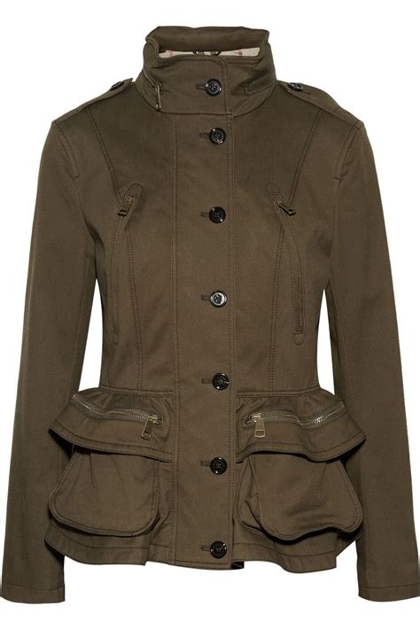 burberry brit peplum jacket|net a porter Burberry jacket.